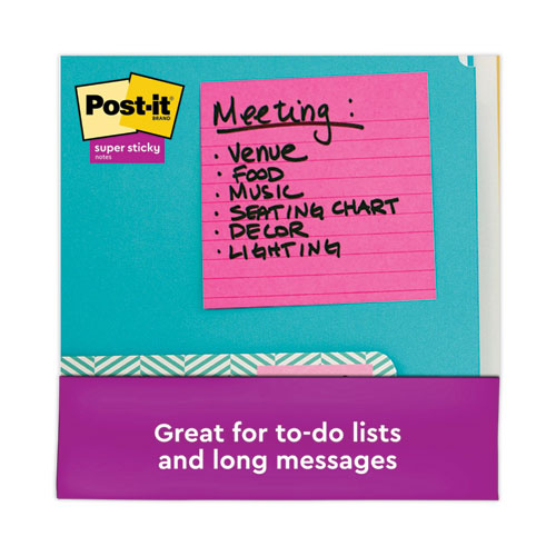 Pads In Energy Boost Collection Colors, Note Ruled, 4