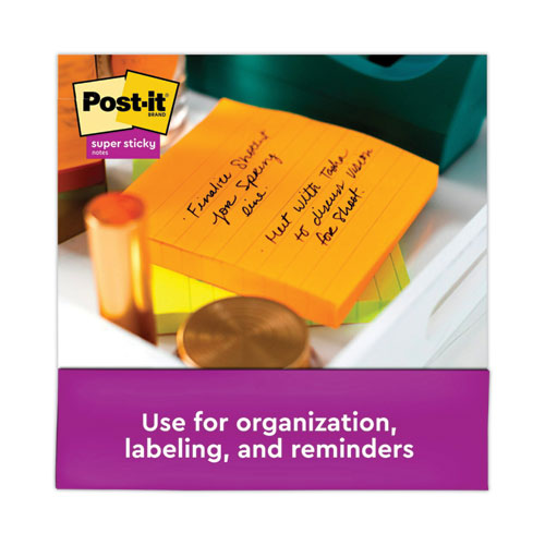 Pads In Energy Boost Collection Colors, Note Ruled, 4