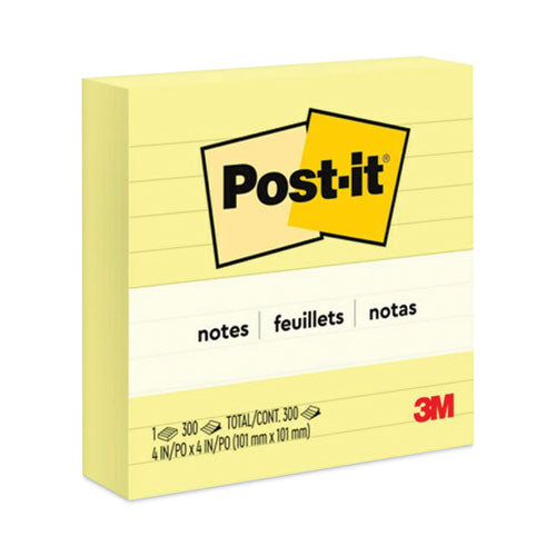 Original Pads In Canary Yellow, Note Ruled, 4