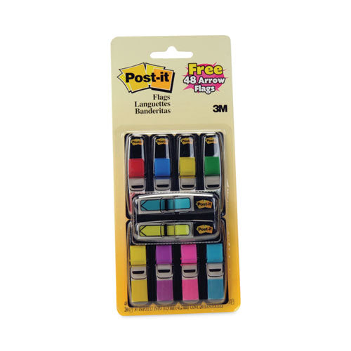 Page Flag Value Pack, 0.5 X 1.75, Assorted Colors, 280 Page Flags, 48, 1/2