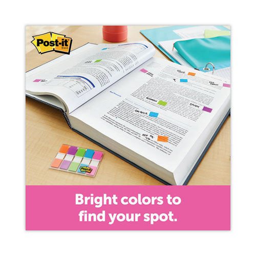 Page Flag Value Pack, 0.5 X 1.75, Assorted Colors, 280 Page Flags, 48, 1/2