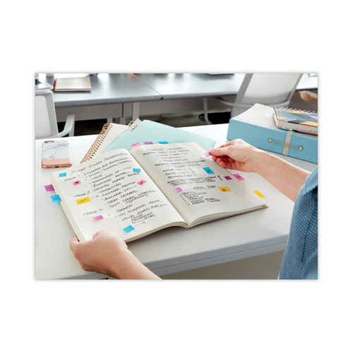 Page Flag Value Pack, 0.5 X 1.75, Assorted Colors, 280 Page Flags, 48, 1/2