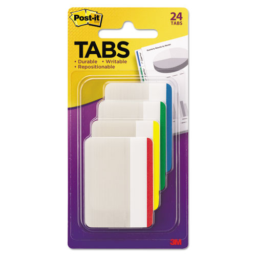Lined Tabs, 1/5-cut, Assorted Colors, 2