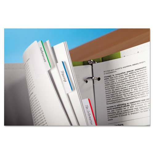 Lined Tabs, 1/5-cut, Assorted Colors, 2