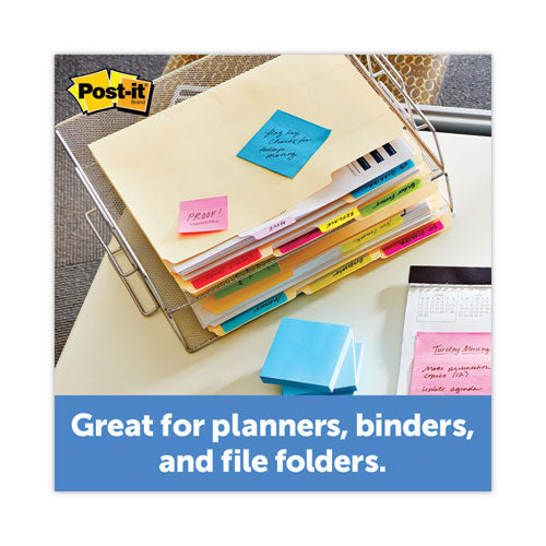 Lined Tabs, 1/5-cut, White, 2