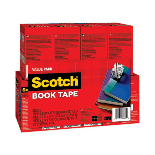 Book Tape Value Pack, 3