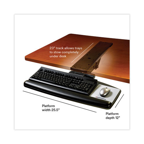 Easy Adjust Keyboard Tray, Standard Platform, 23