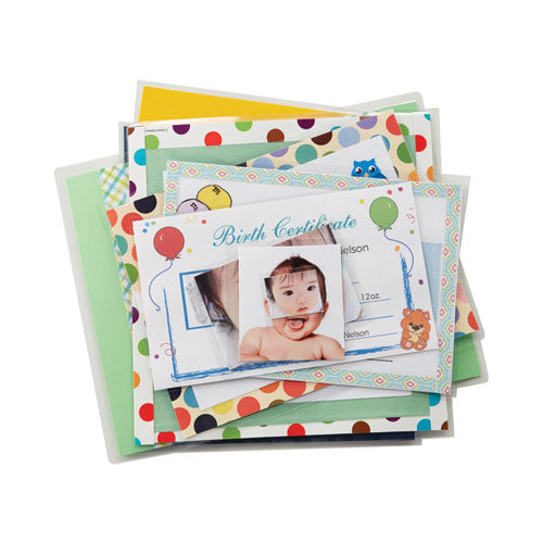 Self-sealing Laminating Pouches, 9.5 Mil, 9