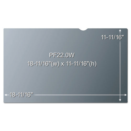 Frameless Blackout Privacy Filter For 22