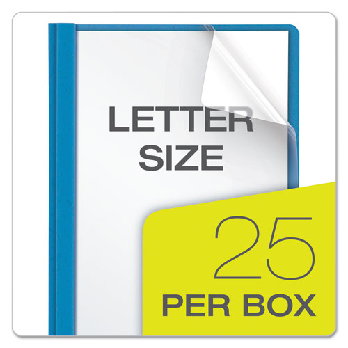Clear Front Standard Grade Report Cover, Three-prong Fastener, 0.5