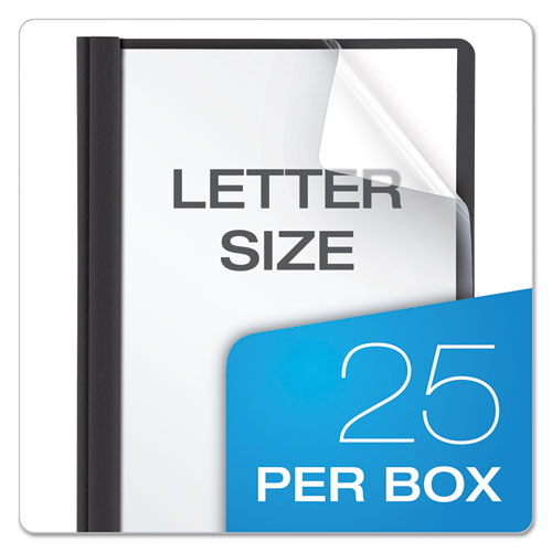 Clear Front Standard Grade Report Cover, Three-prong Fastener, 0.5