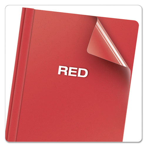Clear Front Standard Grade Report Cover, Three-prong Fastener, 0.5