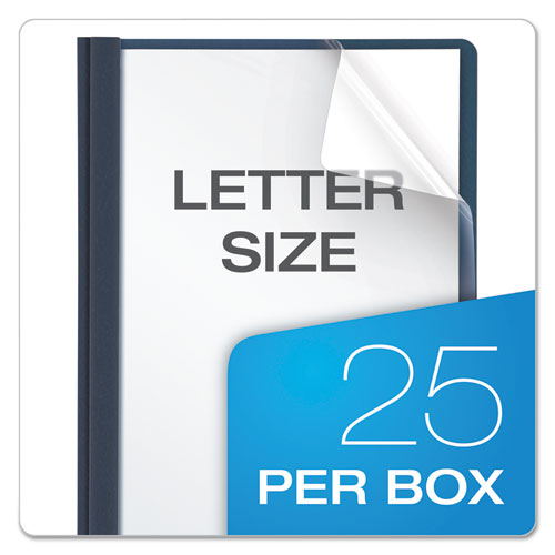 Clear Front Standard Grade Report Cover, Three-prong Fastener, 0.5