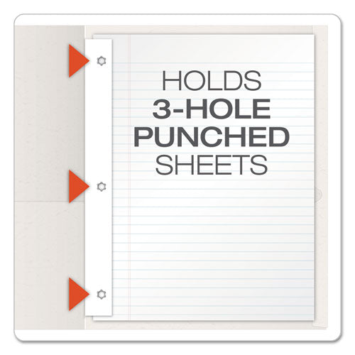 Twin-pocket Folders With 3 Fasteners, 0.5
