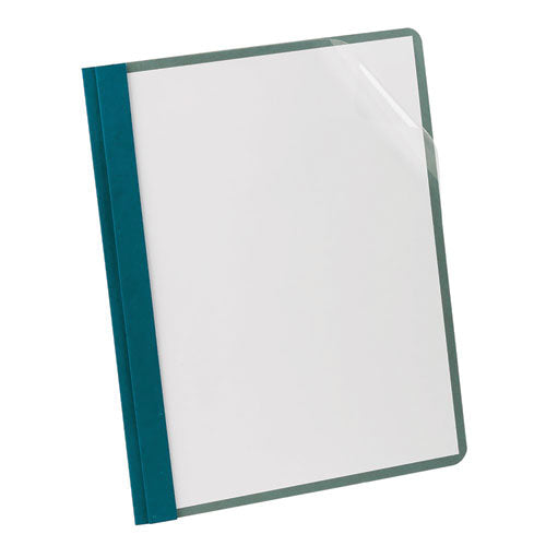 Earthwise By Oxford 100% Recycled Clear Front Report Covers, 3-prong Fastener, 0.5