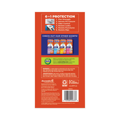 Ultra Strong Tall Kitchen Trash Bags, Drawstring, 13 Gal, 23.75