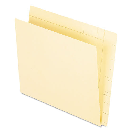 Manila Conversion Folders, Straight Tabs, Letter Size, 0.75