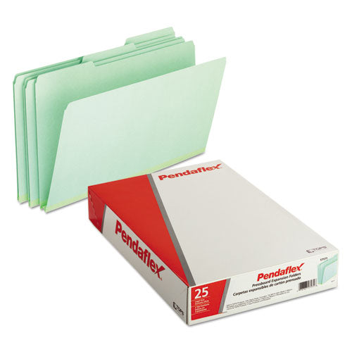Pressboard Expanding File Folders, 1/3-cut Tabs: Assorted, Legal Size, 1