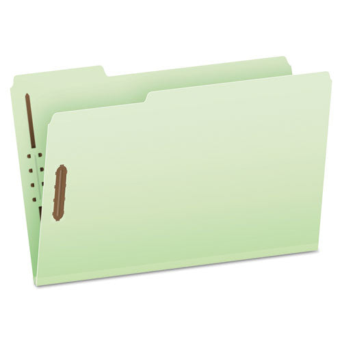 Heavy-duty Pressboard Folders With Embossed Fasteners, 1/3-cut Tabs, 2