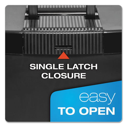 Portable Letter Size File Box, Letter Files, 13.5