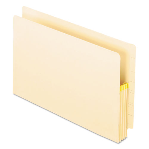 Manila Drop Front Shelf File Pockets With Rip-proof-tape Gusset Top, 3.5
