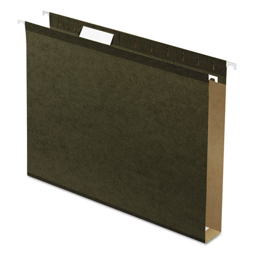 Extra Capacity Reinforced Hanging File Folders With Box Bottom, 1