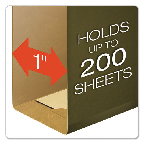 Extra Capacity Reinforced Hanging File Folders With Box Bottom, 1