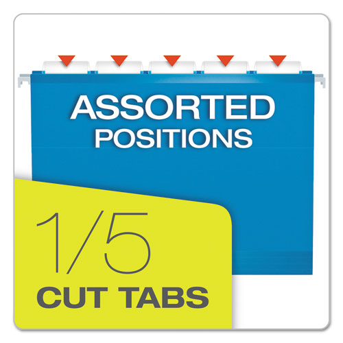 Extra Capacity Reinforced Hanging File Folders With Box Bottom, 2