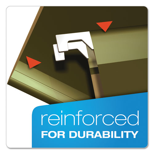 Extra Capacity Reinforced Hanging File Folders With Box Bottom, 2