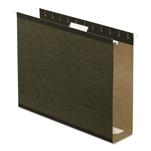 Extra Capacity Reinforced Hanging File Folders With Box Bottom, 3