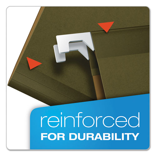 Extra Capacity Reinforced Hanging File Folders With Box Bottom, 3