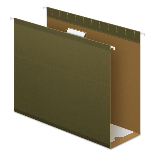 Extra Capacity Reinforced Hanging File Folders With Box Bottom, 4
