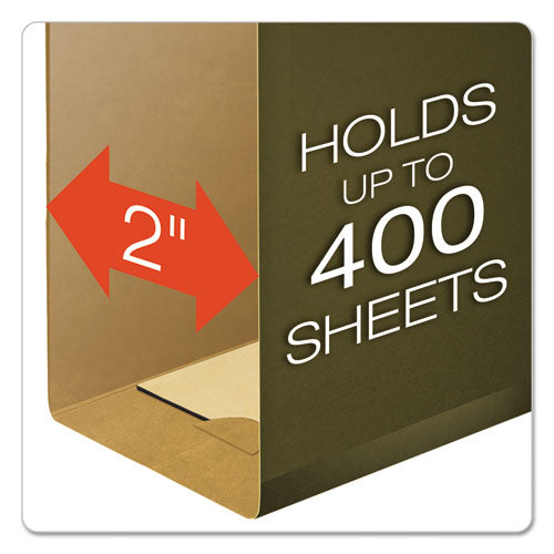 Extra Capacity Reinforced Hanging File Folders With Box Bottom, 2