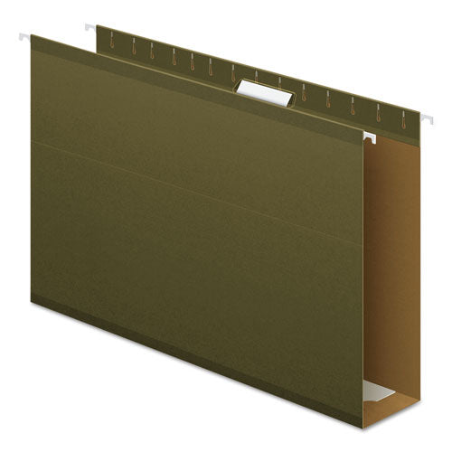 Extra Capacity Reinforced Hanging File Folders With Box Bottom, 3
