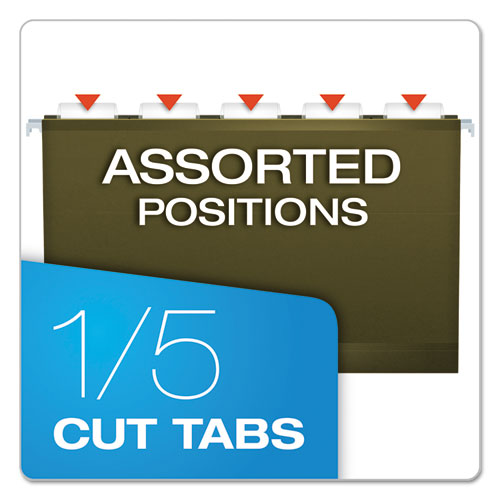 Extra Capacity Reinforced Hanging File Folders With Box Bottom, 4
