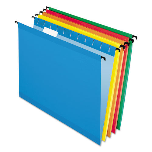 Surehook Hanging Folders, Legal Size, 1/5-cut Tabs, Assorted Colors, 20/box