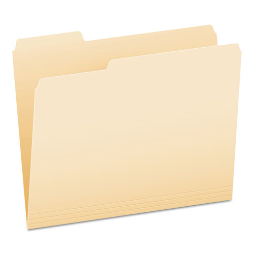 Manila File Folders, 1/3-cut Tabs: Assorted, Letter Size, 0.75