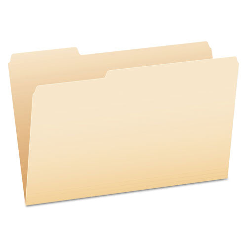 Manila File Folders, 1/3-cut Tabs: Assorted, Legal Size, 0.75