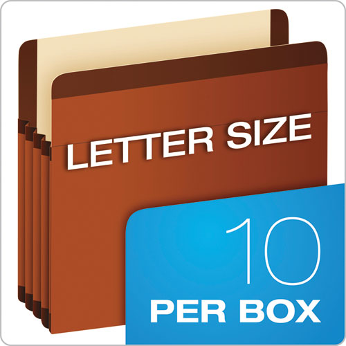 Premium Reinforced Expanding File Pockets, 3.5