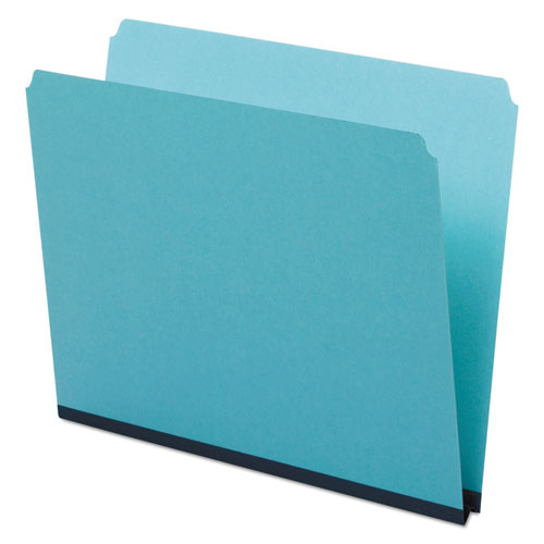 Pressboard Expanding File Folders, Straight Tabs, Letter Size, 1