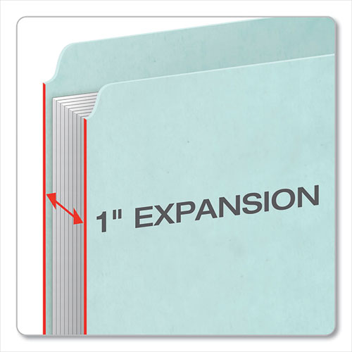 Pressboard Expanding File Folders, 1/3-cut Tabs: Assorted, Letter Size, 1