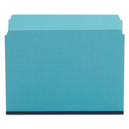 Pressboard Expanding File Folders, Straight Tabs, Letter Size, 1