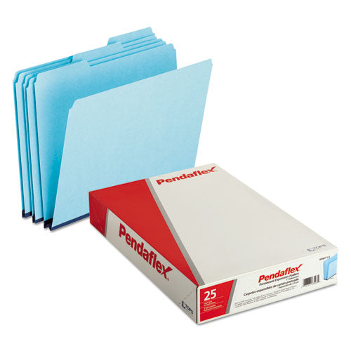 Pressboard Expanding File Folders, 1/3-cut Tabs: Assorted, Legal Size, 1