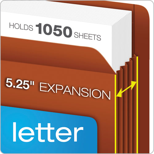 Heavy-duty End Tab File Pockets, 5.25