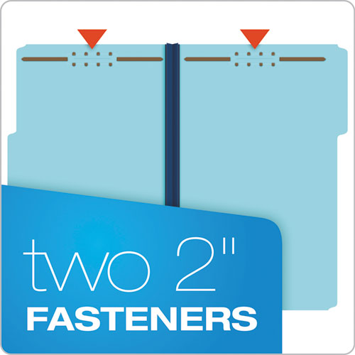Heavy-duty Pressboard Folders With Embossed Fasteners, 1/3-cut Tabs, 1