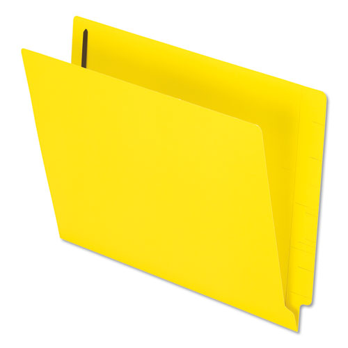 Colored Reinforced End Tab Fastener Folders, 0.75