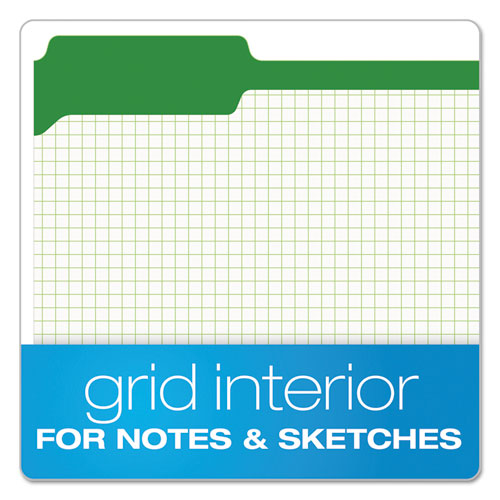 Double-ply Reinforced Top Tab Colored File Folders, 1/3-cut Tabs: Assorted, Letter, 0.75