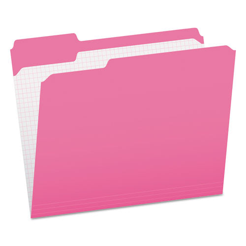 Double-ply Reinforced Top Tab Colored File Folders, 1/3-cut Tabs: Assorted, Letter Size, 0.75
