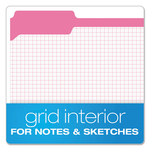 Double-ply Reinforced Top Tab Colored File Folders, 1/3-cut Tabs: Assorted, Letter Size, 0.75
