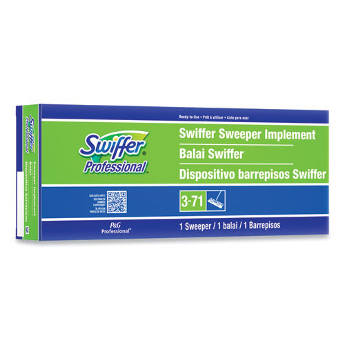 Sweeper Mop, 10 X 4.8 White Cloth Head, 46